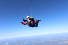 Skydiving. Tandem Jump.