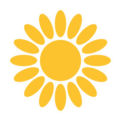 Wall Mural - Sun vector icon