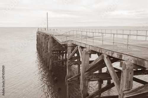 Old Pier at Trefor; Caernarfon; Wales; UK