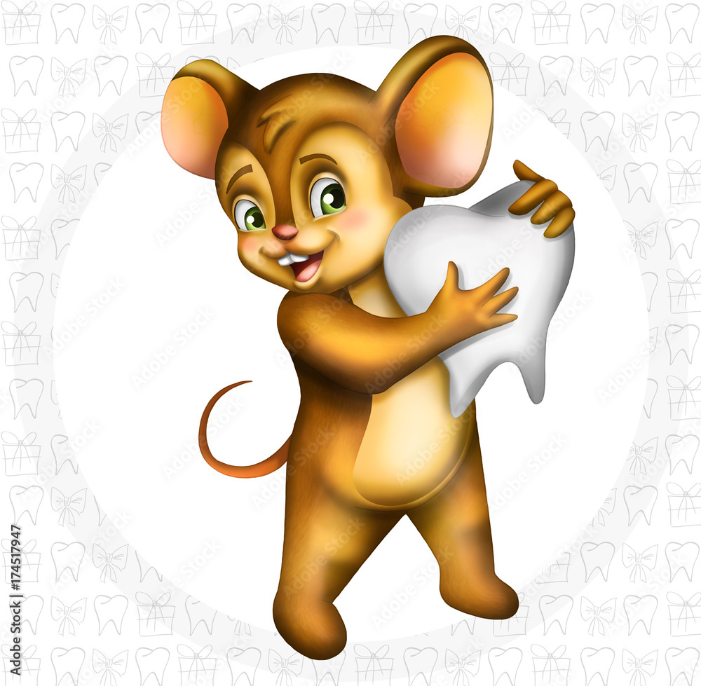 Ratoncito Pérez Stock Illustration | Adobe Stock