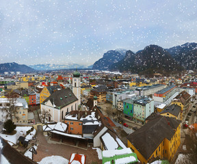 Fototapete - Town Kufstein in Austria