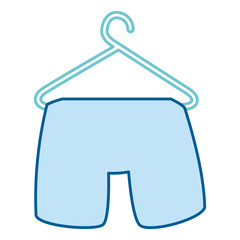 Wall Mural - Clean laundry hanging icon