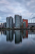 © edb3_16 - Beautiful view of False Creek with Downtown Vancouver, BC, Canada, in the Background. Picture taken during a cloudy sunrise.