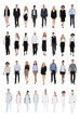 © Andrey Popov - Businesspeople Walking On White Background