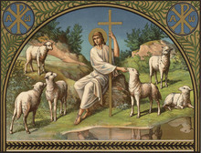 Jesus Christ Is The Good Shepherd.