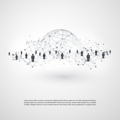 Poster - Networks - Business Connections - Social Media Concept Design