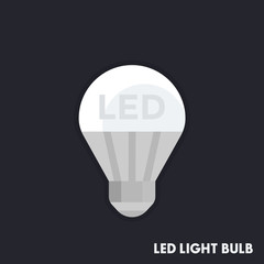 Wall Mural - led light bulb icon