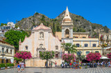 Fototapeta  - Église de San Giuseppe,Taormina,Sicily ,Italy.