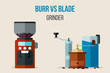 Burr vs blade grinders
