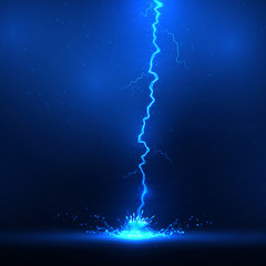 Poster - Lightning strike