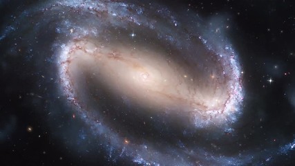 distant galaxy animation. elements of this image furnished by nasa.