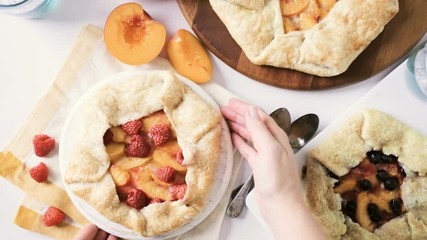 Sticker - Variety of peach galletes made with fresh local peaches