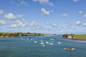 Poster - Brittany landscape at the Bay of Morlaix