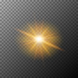 © brgfx - Bright orange light on gray background