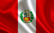 Flag of Peru. Part of the series. 