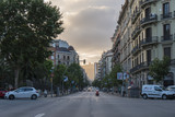 Fototapeta Miasto - Intersection of Barcelona, Spain
