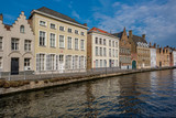 Fototapeta Paryż - Bruges (Brugge) cityscape with water canal