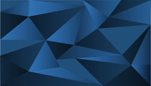 Background Design With Blue Triangle Shapes
