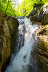 Canvas Print - Samandere Waterfall in Duzce