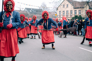 Wall Mural - fastnacht umzug kandel hexe 10