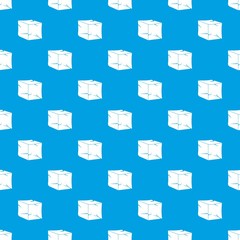 Poster - Ice pattern seamless blue