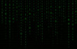 © Sopchok - Digital data on computer screen 1&0  background