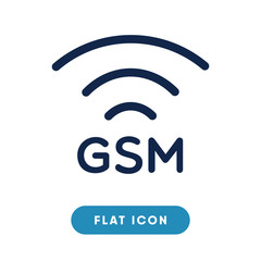 Gsm vector icon, signal symbol. Modern, simple flat vector illustration for web site or mobile app