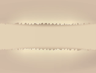 Leinwandbilder - retro photo frame paper ripped. vector design