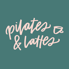 Canvas Print - Pilates & Lattes