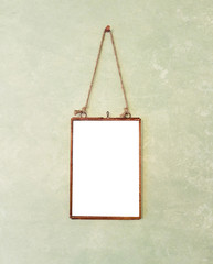 Wall Mural - Vintage Hanging Picture Frame