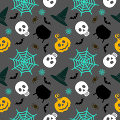 Poster - halloween seamless pattern