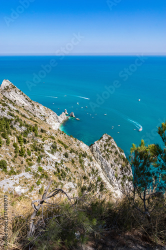 Spiaggia Delle Due Sorelle Beach Of The Two Sisters Seen