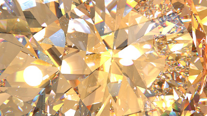 crystal refractions background