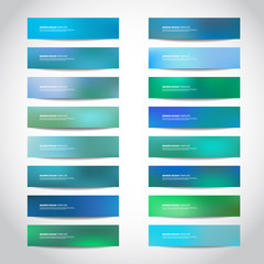 Wall Mural - Vector banners templates