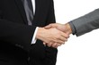 © methaphum - Good deal. Close-up of handshaking. Smooth business.