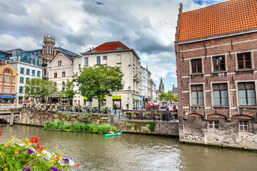 Sticker - Canals of Gent, Belgium