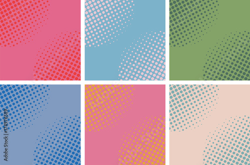 Warhol pop art background Fototapeta