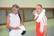 © auremar - Sportsmen towelling off