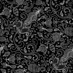 Poster - Paisley Ethnic ornament.