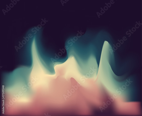 Fototapeta Abstract blur background Vector illustration Purple, green, pink, blue colors