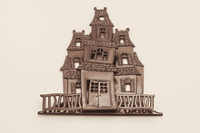 Copper Haunted House With Copy Text Space
