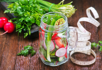 Wall Mural - fresh vegetable salad