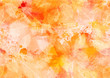 © laplateresca - Abstract watercolour autumn leaves background with brush strokes