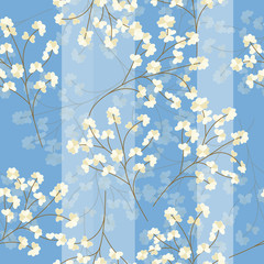  Yellow flower is the sky. The tulip is in the spring. Yellow flower is vector for seamless, pattern and background. Draw image and not trace or copy.