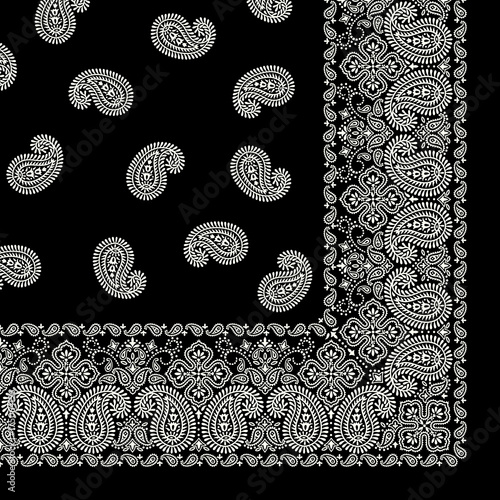 バンダナ柄素材 Stock Vector Adobe Stock