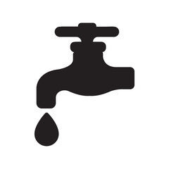 Sticker - waterworks / faucet / water tap icon 