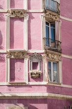 Beautiful Pastel Pink Building