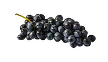 Black Grapes With Water Drops