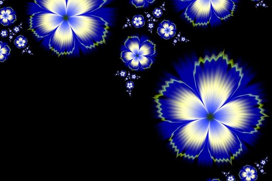 Fractal background  with place for your text. illustration for your design....