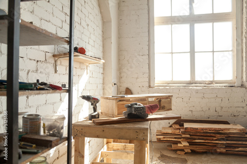 Joinery Interior With Tools And Supplies Woodwork Joinery Interior With Tools And Supplies Woodwork
